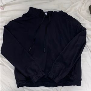 lululemon hooded sweatshirt size 6 black